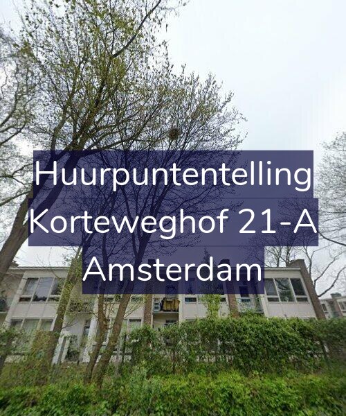 Foto gevel Huurpuntentelling voor Korteweghof 21-A, Amsterdam