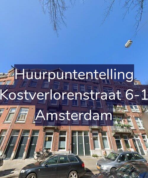 Foto gevel Huurpuntentelling voor Kostverlorenstraat 6-1, Amsterdam