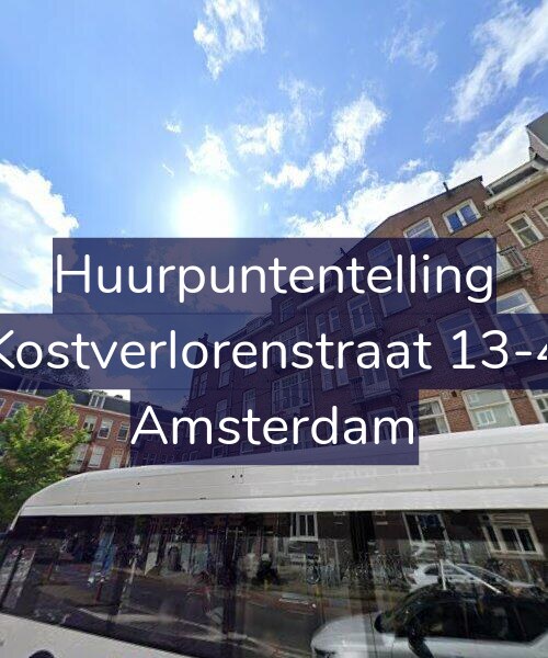 Foto gevel Huurpuntentelling voor Kostverlorenstraat 13-4, Amsterdam
