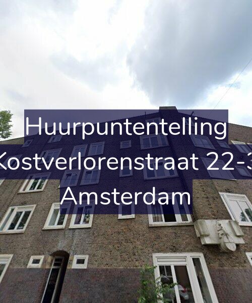 Foto gevel Huurpuntentelling voor Kostverlorenstraat 22-3, Amsterdam