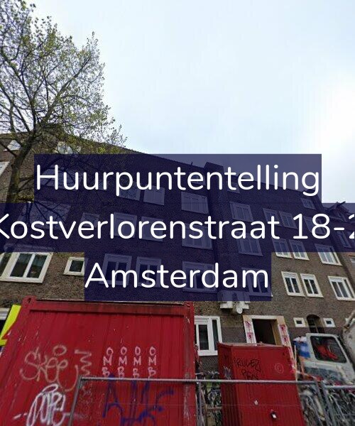 Foto gevel Huurpuntentelling voor Kostverlorenstraat 18-2, Amsterdam