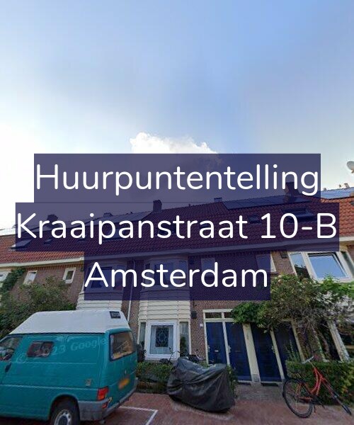 Foto gevel Huurpuntentelling voor Kraaipanstraat 10-B, Amsterdam
