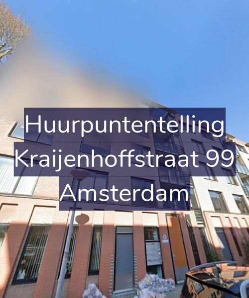 Foto gevel Huurpuntentelling voor Kraijenhoffstraat 99, Amsterdam