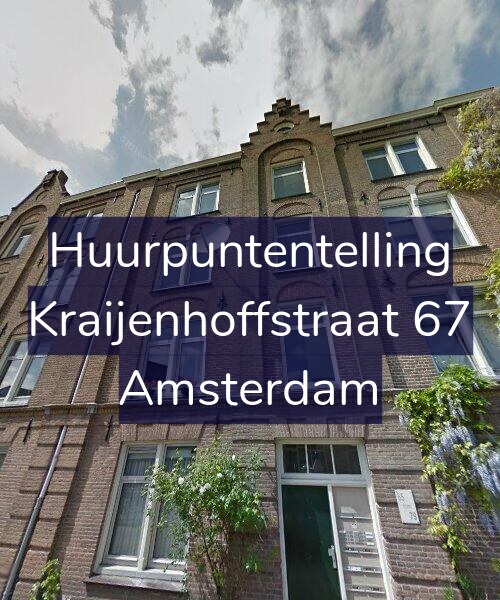 Foto gevel Huurpuntentelling voor Kraijenhoffstraat 67, Amsterdam