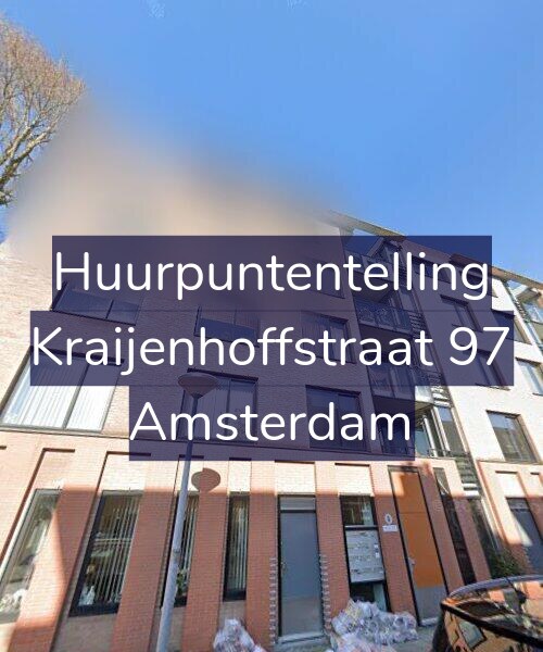 Foto gevel Huurpuntentelling voor Kraijenhoffstraat 97, Amsterdam