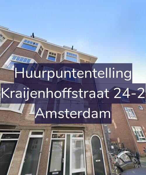 Foto gevel Huurpuntentelling voor Kraijenhoffstraat 24-2, Amsterdam