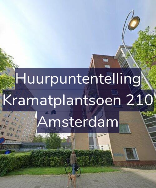 Foto gevel Huurpuntentelling voor Kramatplantsoen 210, Amsterdam