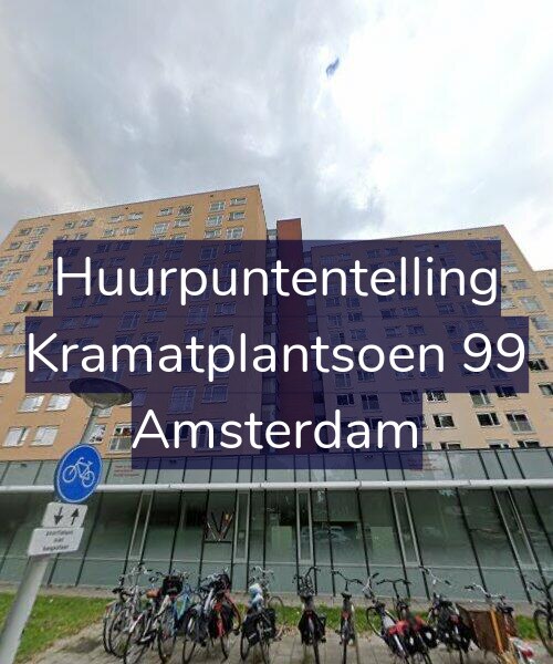Foto gevel Huurpuntentelling voor Kramatplantsoen 99, Amsterdam
