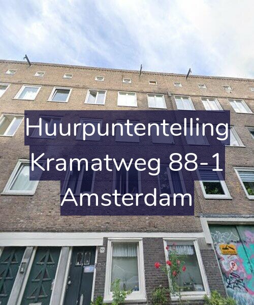 Foto gevel Huurpuntentelling voor Kramatweg 88-1, Amsterdam
