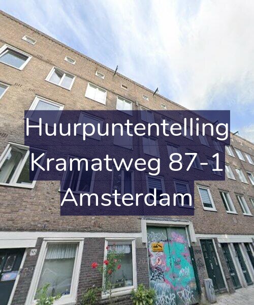 Foto gevel Huurpuntentelling voor Kramatweg 87-1, Amsterdam