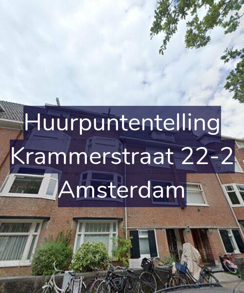 Foto gevel Huurpuntentelling voor Krammerstraat 22-2, Amsterdam
