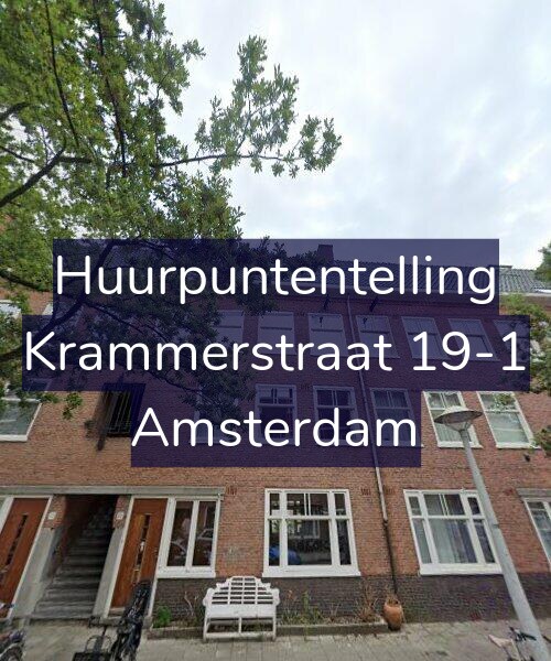 Foto gevel Huurpuntentelling voor Krammerstraat 19-1, Amsterdam