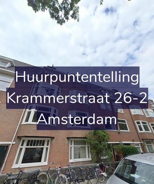Foto gevel Huurpuntentelling voor Krammerstraat 26-2, Amsterdam