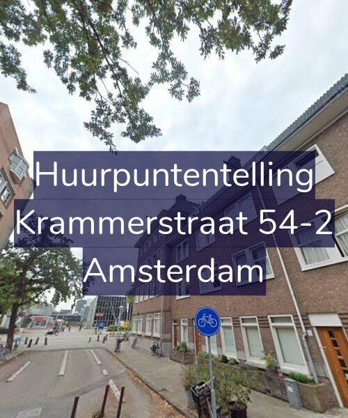 Foto gevel Huurpuntentelling voor Krammerstraat 54-2, Amsterdam