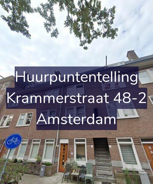 Foto gevel Huurpuntentelling voor Krammerstraat 48-2, Amsterdam