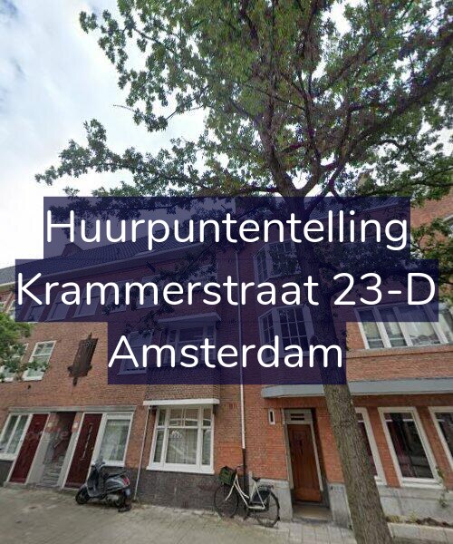 Foto gevel Huurpuntentelling voor Krammerstraat 23-D, Amsterdam