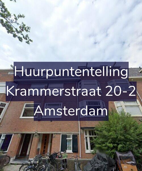 Foto gevel Huurpuntentelling voor Krammerstraat 20-2, Amsterdam