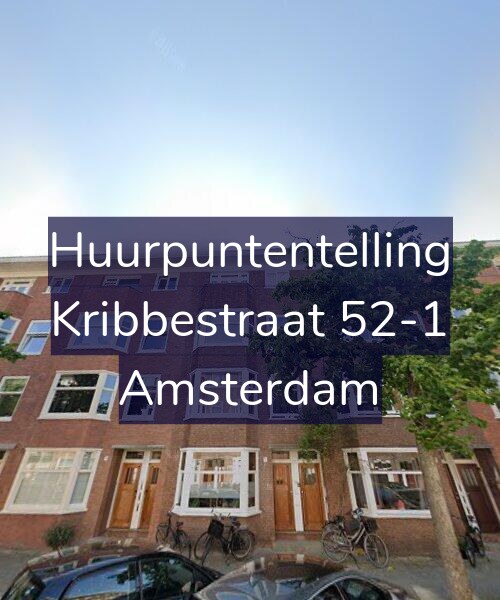 Foto gevel Huurpuntentelling voor Kribbestraat 52-1, Amsterdam