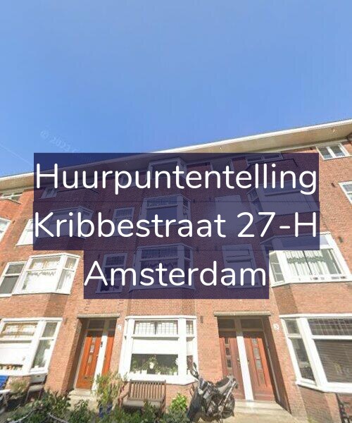 Foto gevel Huurpuntentelling voor Kribbestraat 27-H, Amsterdam