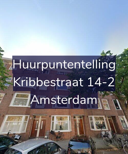Foto gevel Huurpuntentelling voor Kribbestraat 14-2, Amsterdam