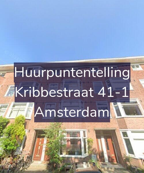 Foto gevel Huurpuntentelling voor Kribbestraat 41-1, Amsterdam