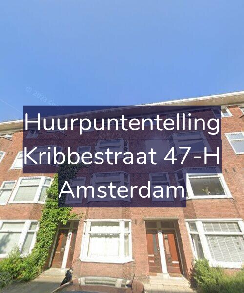Foto gevel Huurpuntentelling voor Kribbestraat 47-H, Amsterdam