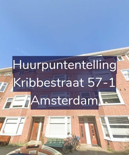 Foto gevel Huurpuntentelling voor Kribbestraat 57-1, Amsterdam
