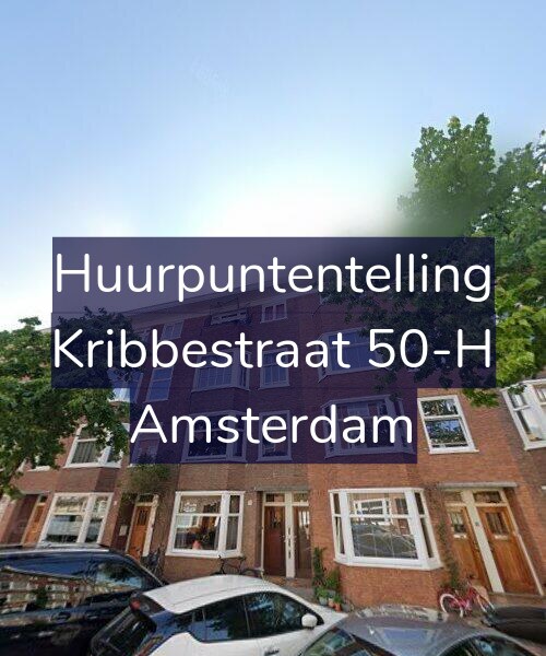 Foto gevel Huurpuntentelling voor Kribbestraat 50-H, Amsterdam
