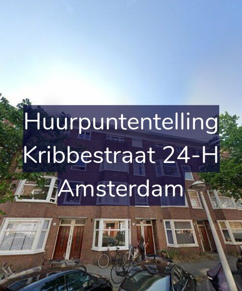 Foto gevel Huurpuntentelling voor Kribbestraat 24-H, Amsterdam
