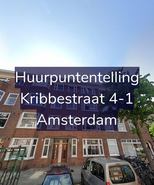 Foto gevel Huurpuntentelling voor Kribbestraat 4-1, Amsterdam