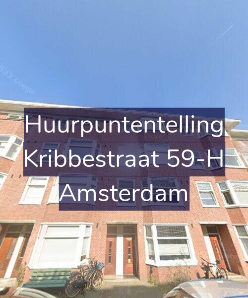 Foto gevel Huurpuntentelling voor Kribbestraat 59-H, Amsterdam