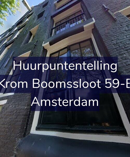 Foto gevel Huurpuntentelling voor Krom Boomssloot 59-E, Amsterdam