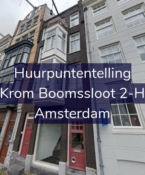 Foto gevel Huurpuntentelling voor Krom Boomssloot 2-H, Amsterdam