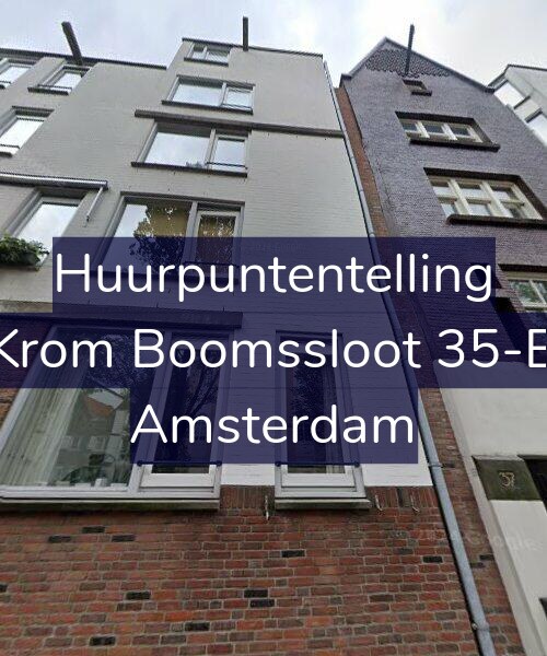 Foto gevel Huurpuntentelling voor Krom Boomssloot 35-B, Amsterdam