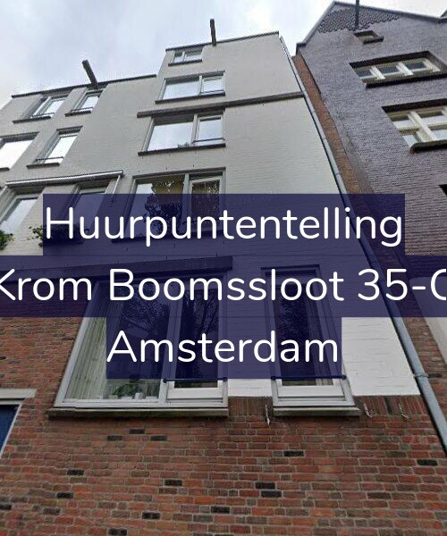 Foto gevel Huurpuntentelling voor Krom Boomssloot 35-C, Amsterdam
