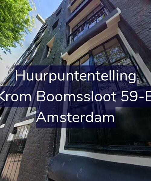Foto gevel Huurpuntentelling voor Krom Boomssloot 59-B, Amsterdam