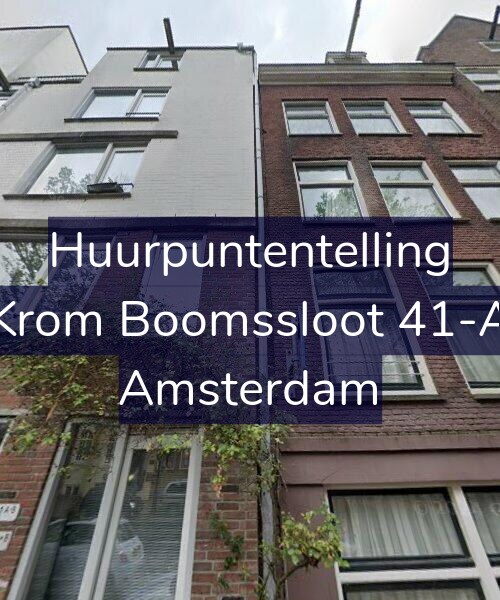 Foto gevel Huurpuntentelling voor Krom Boomssloot 41-A, Amsterdam