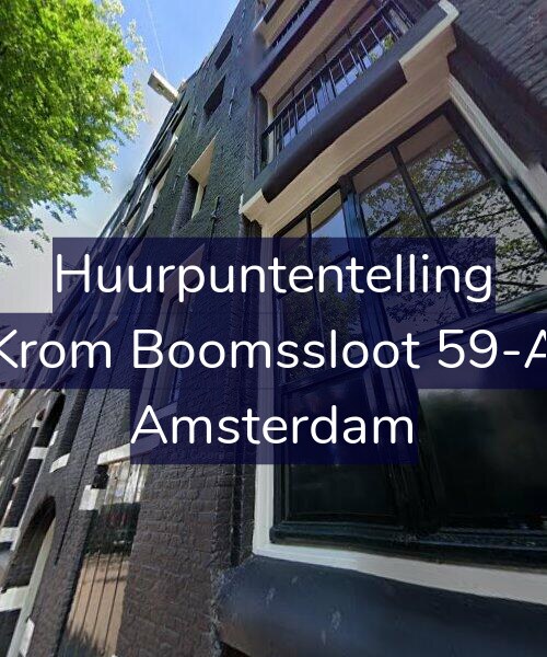 Foto gevel Huurpuntentelling voor Krom Boomssloot 59-A, Amsterdam