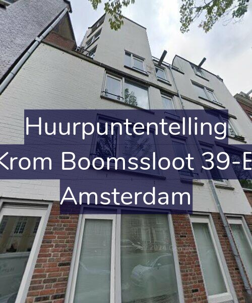 Foto gevel Huurpuntentelling voor Krom Boomssloot 39-B, Amsterdam