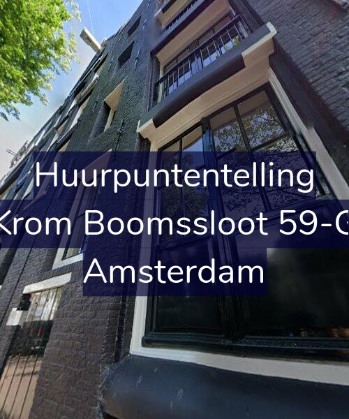 Foto gevel Huurpuntentelling voor Krom Boomssloot 59-G, Amsterdam