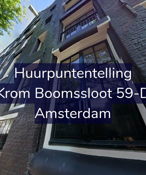 Foto gevel Huurpuntentelling voor Krom Boomssloot 59-D, Amsterdam