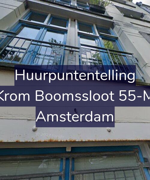 Foto gevel Huurpuntentelling voor Krom Boomssloot 55-M, Amsterdam