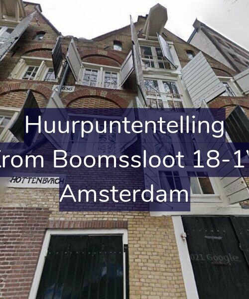 Foto gevel Huurpuntentelling voor Krom Boomssloot 18-1V, Amsterdam