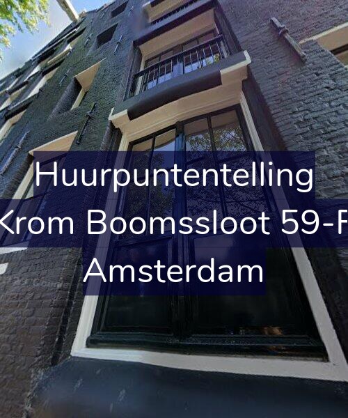 Foto gevel Huurpuntentelling voor Krom Boomssloot 59-F, Amsterdam