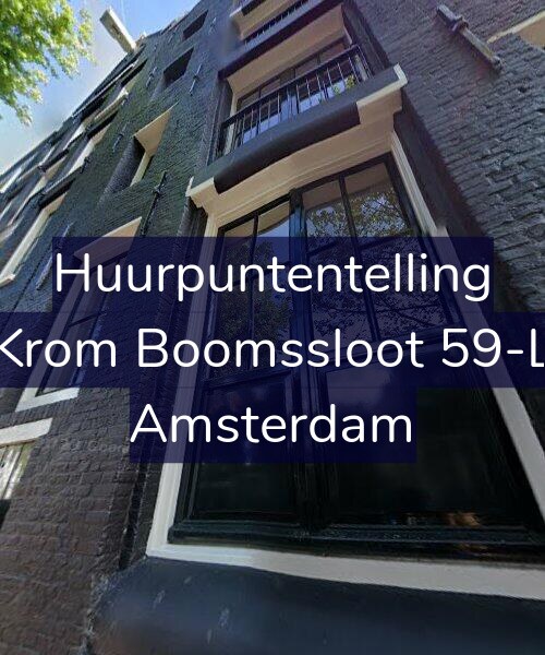 Foto gevel Huurpuntentelling voor Krom Boomssloot 59-L, Amsterdam