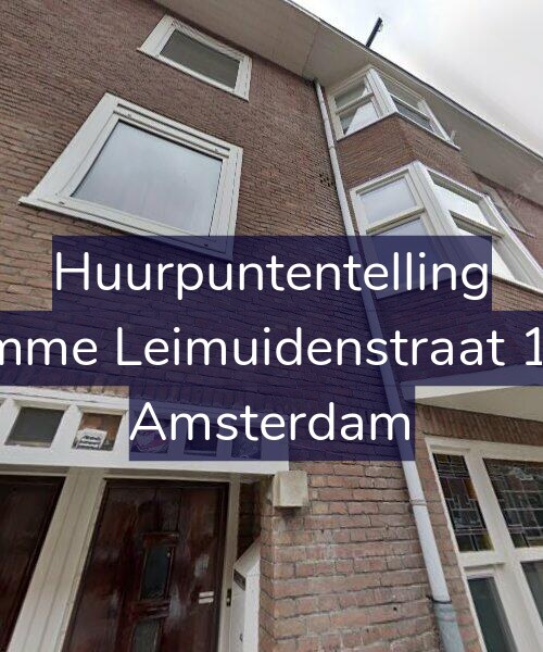 Foto gevel Huurpuntentelling voor Kromme Leimuidenstraat 12-H, Amsterdam