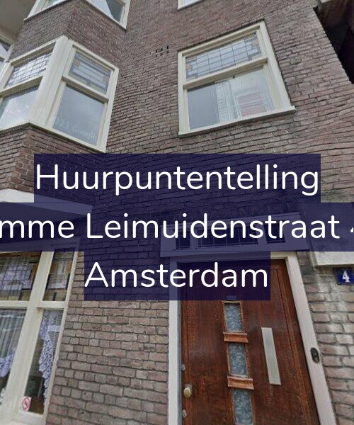 Foto gevel Huurpuntentelling voor Kromme Leimuidenstraat 4-H, Amsterdam