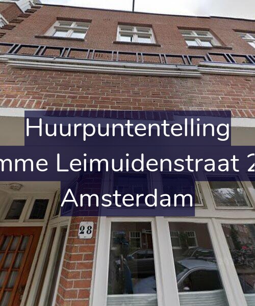 Foto gevel Huurpuntentelling voor Kromme Leimuidenstraat 28-1, Amsterdam