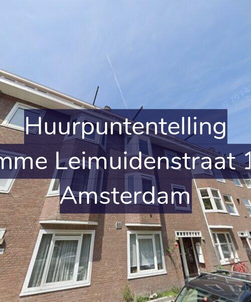 Foto gevel Huurpuntentelling voor Kromme Leimuidenstraat 14-1, Amsterdam