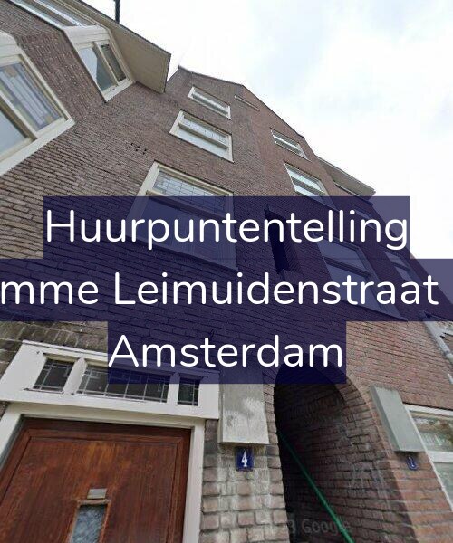 Foto gevel Huurpuntentelling voor Kromme Leimuidenstraat 2-3, Amsterdam